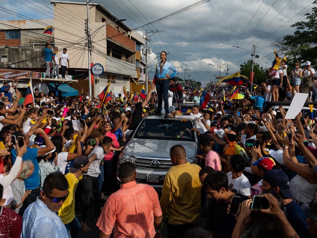 Un día con María Corina Machado en Guanare, lugar que alguna vez fue bastión del chavismo