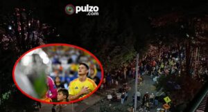 [Video] Qué lindo sonó himno de Colombia en Parque de la 93 antes de final de Copa América