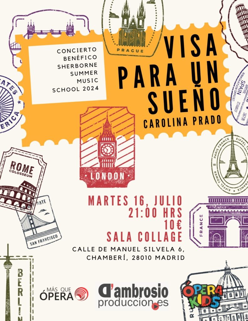 “Visa para un sueño” en Madrid, concierto benéfico para venezolana Carolina Prado – El Venezolano News