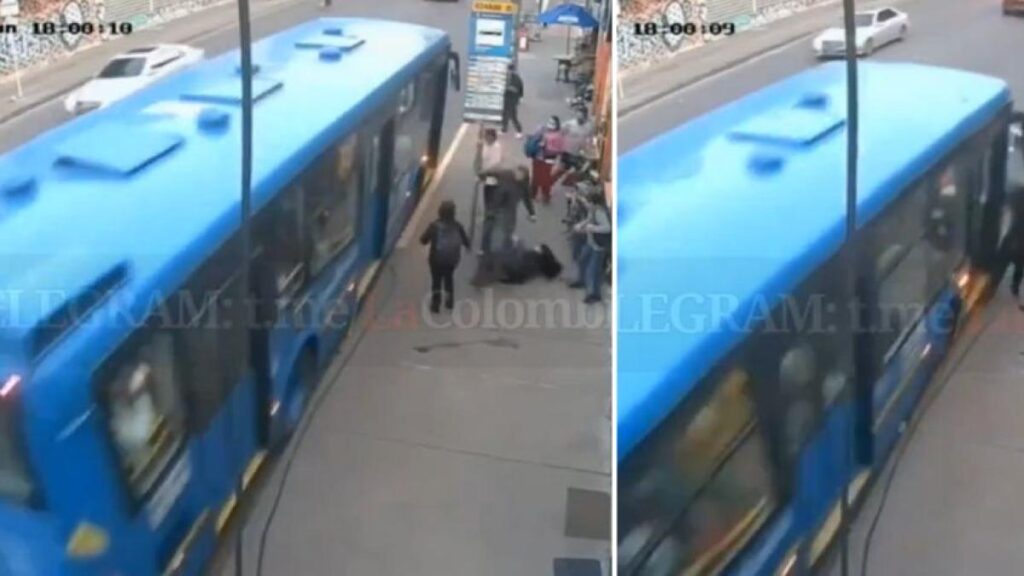 bus del Sitp atropelló a pasajera que se encontraba en el andén