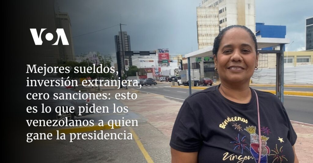esto es lo que piden los venezolanos a quien gane la presidencia