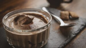 la receta para hacer una mousse de chocolate con solo dos ingredientes