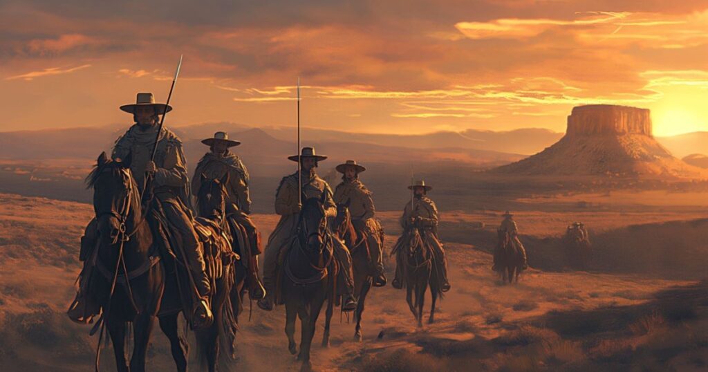 los soldados del Imperio español en el salvaje Oeste