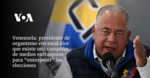 presidente de organismo electoral dice que existe una campaña de medios extranjeros para “entorpecer” las elecciones