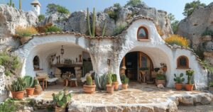 sus habitantes viven en casas-cueva