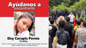 suspenden búsqueda de la menor