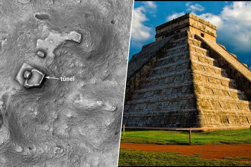 una estructura maya subterránea y pirámides ocultas