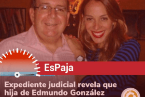 ¿Hija de Edmundo González estuvo involucrada en presunta comisión de delitos?