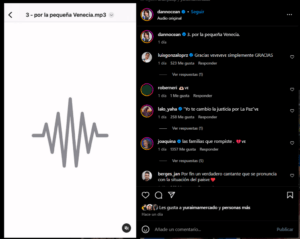¿Qué dice la letra de la canción que Danny Ocean le dedicó a Venezuela?