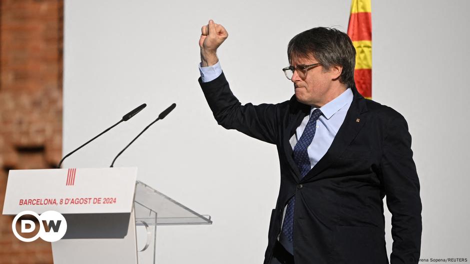 Activan dispositivo "Jaula" para localizar a Puigdemont – DW – 08/08/2024