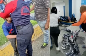 Adolescente lesionada tras ser arrollada por una moto en San Carlos