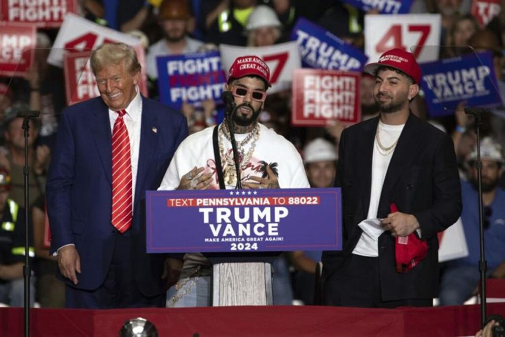 Anuel AA y Justin Quiles dan su apoyo a Trump: "Es el mejor presidente"