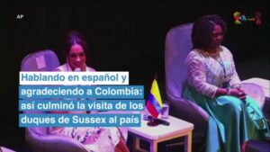 así culminó la visita de los duques de Sussex al país