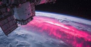 Así se han visto las auroras boreales desde el espacio