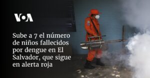 Sube a 7 el número de niños fallecidos por dengue en El Salvador, que sigue en alerta roja