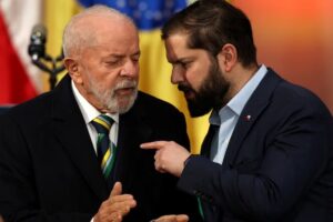 Boric postergó hablar de Venezuela al recibir a Lula en Chile