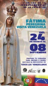 CEV informa que la santa imagen de la virgen Fátima Peregrina visitará Venezuela | Diario El Luchador