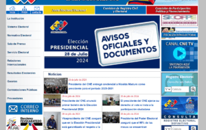 CNE reactiva su página web para anunciar acatamiento de decisión del TSJ