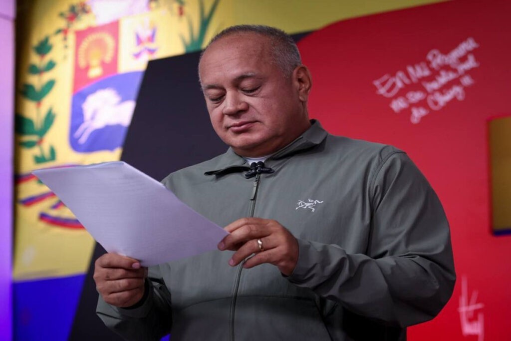 Cabello responsabilizó a la oposición del apagón de este martes 27 de agosto
