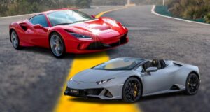 Carros lujosos Ferrari, Lamborghini y Porsche que hay en Medellín valen fortuna