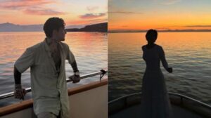 Christian Nodal y Ángela Aguilar causan revuelo en redes por fotos de su luna de miel