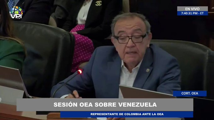 Colombia ante la OEA destacó que su gobierno pidió trasparencia en el proceso electoral venezolano del 28J - AlbertoNews