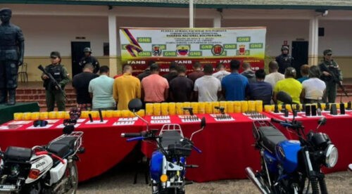 Comisión mixta detiene a 18 miembros de banda en Miranda