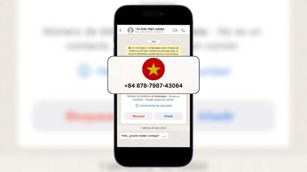 De qué país es el prefijo +84 de WhatsApp y cómo bloquearlo