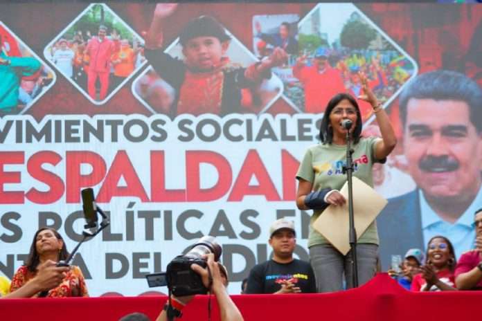 Delcy Rodríguez: MCM y Edmundo González pretendían asaltar el poder político