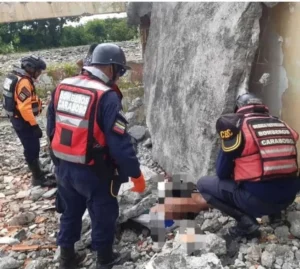 Dos trabajadores murieron aplastados por una pared en zona Industrial El Recreo