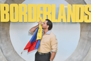 Édgar Ramírez alzó la bandera de Venezuela en el estreno de la nueva película "Borderlands"
