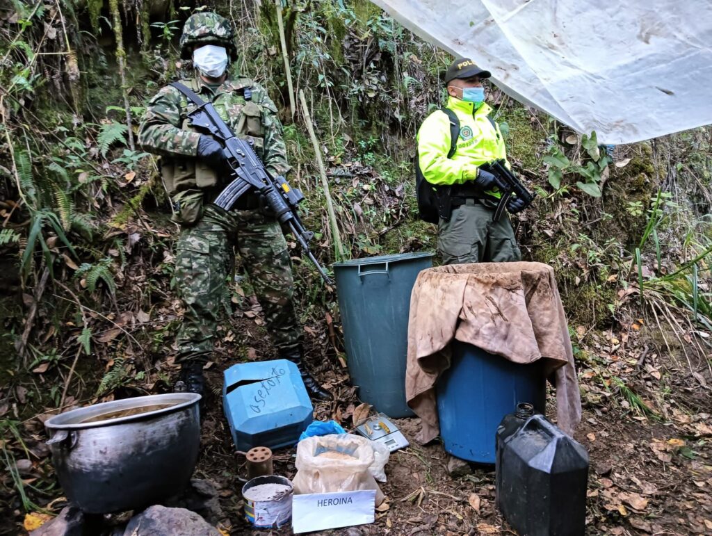 Ejército destruye laboratorio en Buesaco, norte de Nariño