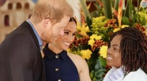 El Príncipe Harry y Meghan Markle visitan Colombia