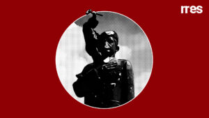 El epílogo de las dictaduras, por Froilán Barrios Nieves. Ilustrac. versión foto derribo estatua de Chávez. Runrunes