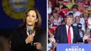 Encuestas señalan que Kamala Harris aventaja ligeramente a Donald Trump