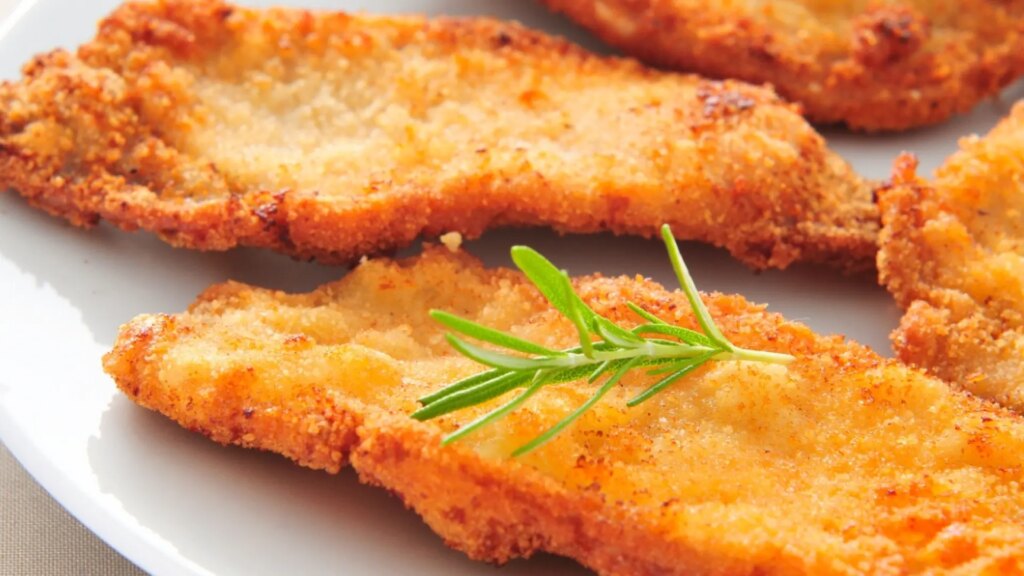 Escalopes de berenjena en freidora de aire, una versión más ligera y saludable de este delicioso plato