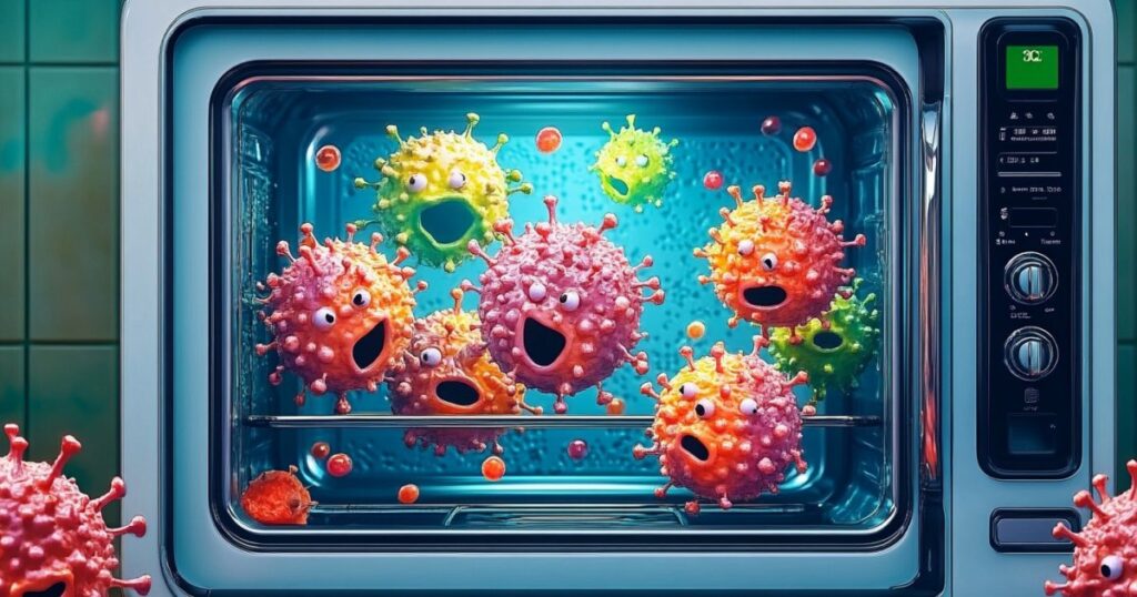 Estos son los gérmenes que se esconden en tu microondas