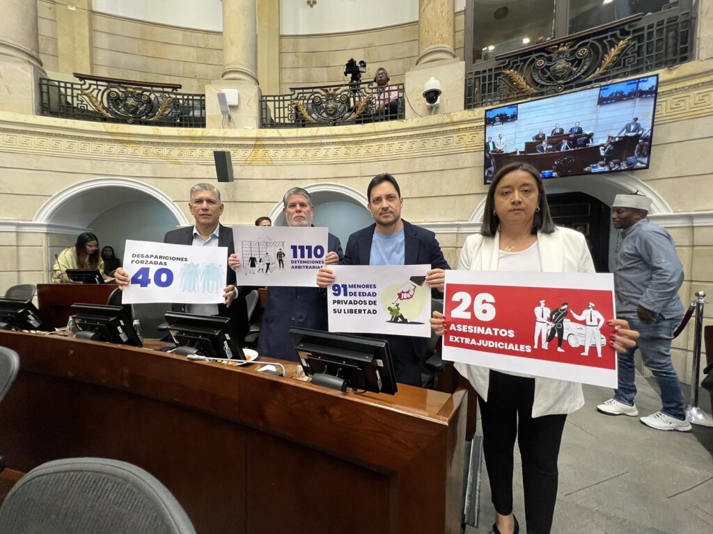 Exdiputada Gaby Arellano pidió al Senado de Colombia reconocer a Edmundo González como ganador de las elecciones en Venezuela 