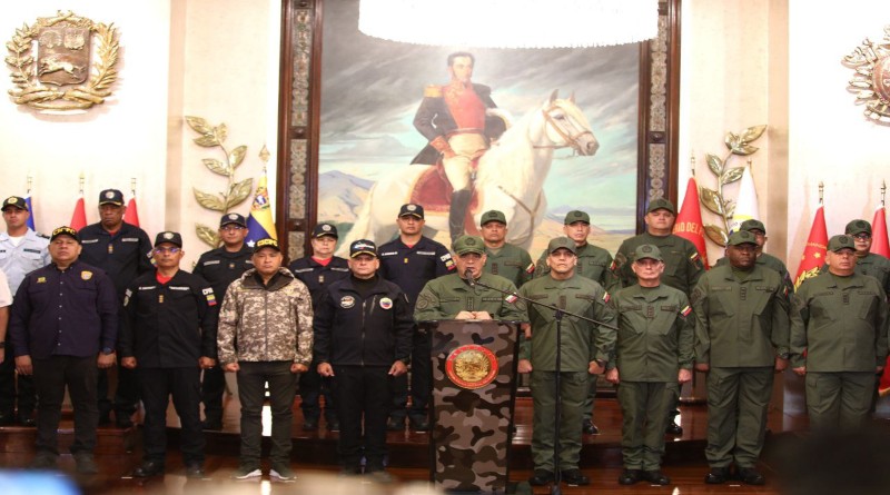 Fuerza Armada y cuerpos policiales rechazan comunicado de MCM y Edmundo González