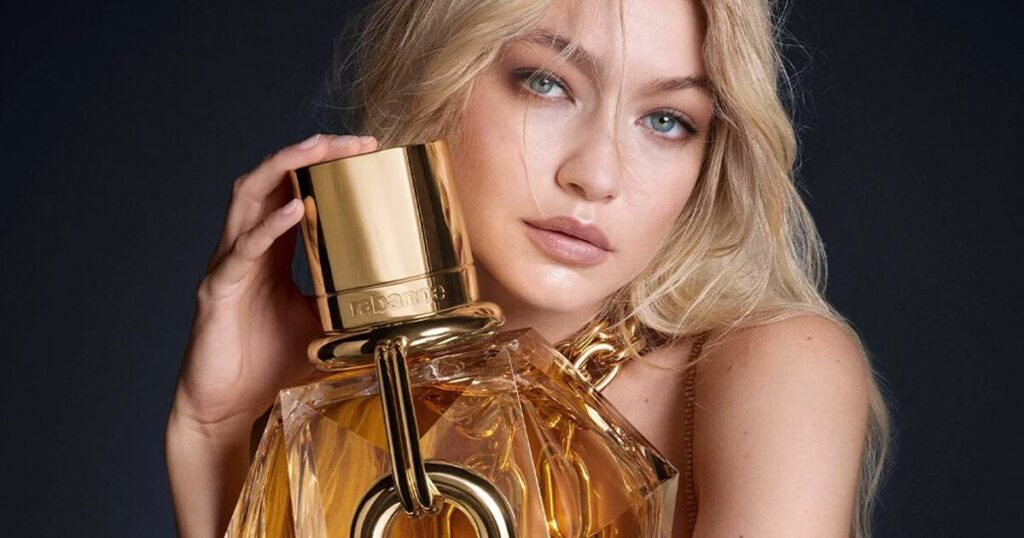 Gigi Hadid se une a Rabanne como rostro icónico de Million Gold For Her