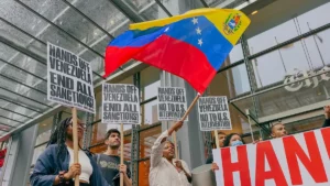 Habitantes de New York se oponen a maniobras desestabilizadoras contra Venezuela
