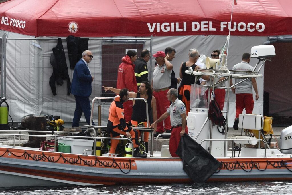 Italia retoma la búsqueda del multimillonario Mike Lynch y de los otro cinco desaparecidos tras el naufragio del yate Bayesian