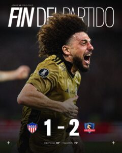 Junior no pudo con Colo Colo de Chile