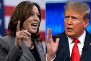 Kamala Harris aventaja ligeramente a Donald Trump, según varias encuestas - AlbertoNews