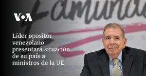 Líder opositor venezolano presentará situación de su país a ministros de la UE