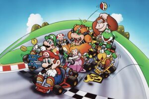 Lo creas o no, Super Mario y sus amigos se añadieron de rebote al Mario Kart original