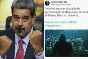 Maduro acusó a una cuenta de Anonymous de amenazar con un ataque al sistema eléctrico nacional (+Video)