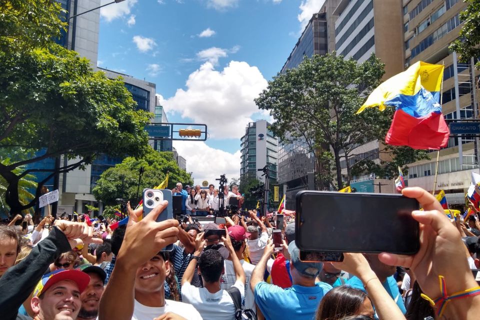 María Corina Machado: "Hicimos historia y ahora vamos a cobrar"