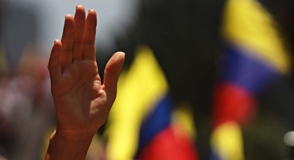 Más de 15.000 personas exigen en Madrid "que caiga Nicolás Maduro"