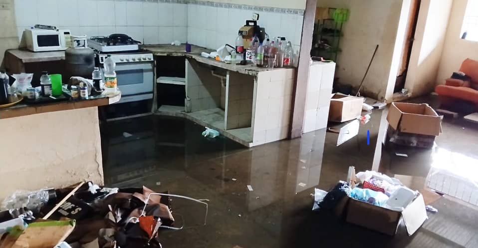 Más de 400 familias afectadas por lluvias en Monagas